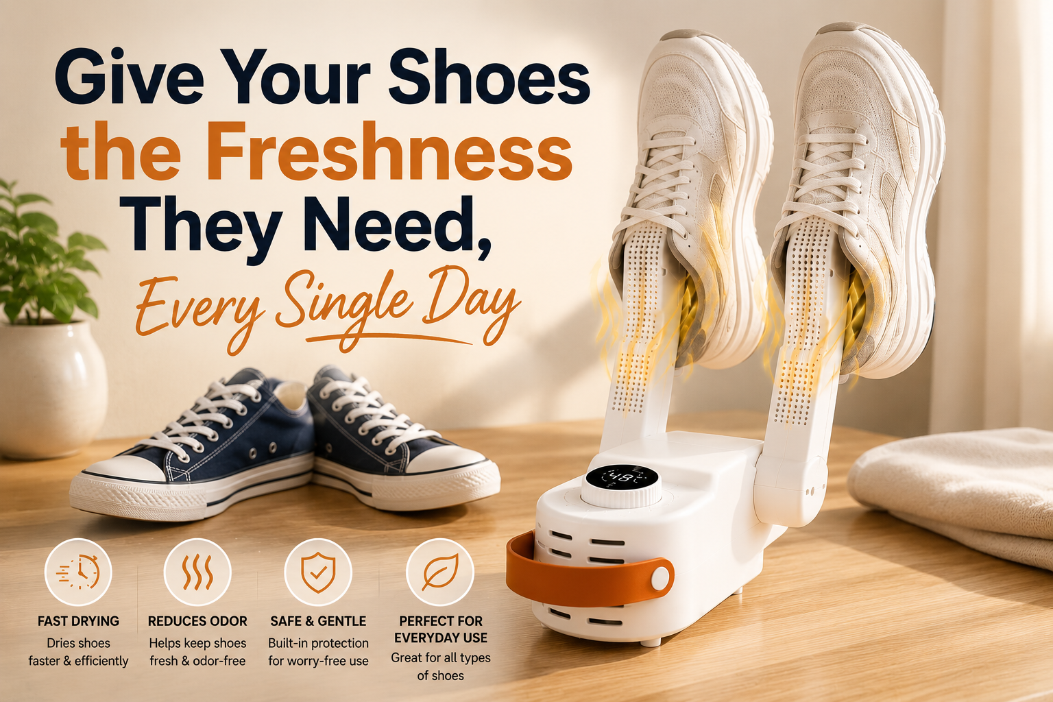 Give Your Shoes the Freshness They Need, Every Single Day”