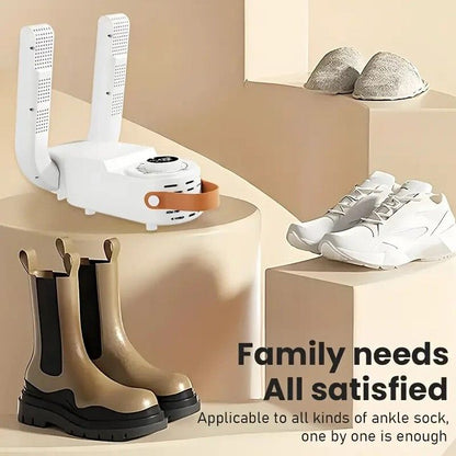Say goodbye to damp, smelly shoes with the Smart Electric Shoe Drying Deodorizer!